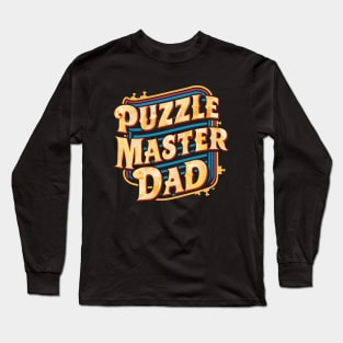 Puzzle Master Dad | Father's Day | Dad Lover gifts Long Sleeve T-Shirt